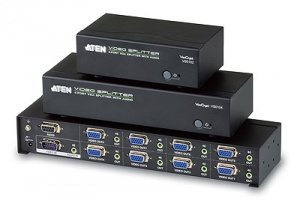 Новые 2/4/8–портовые аудио/видео VGA разветвители VS0102/VS0104/VS0108 